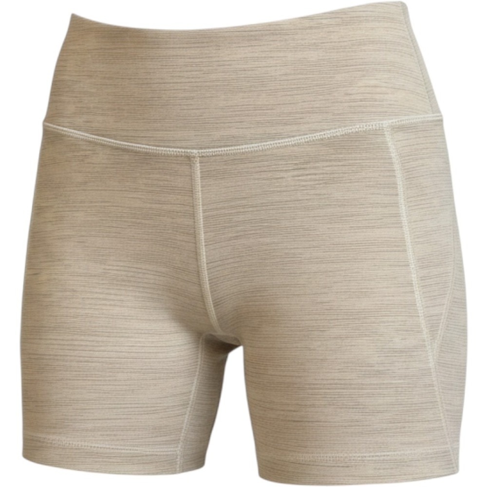 Outdoor Voices TechSweat Shorts XS Beige Space Dye High Rise Athletic Biker